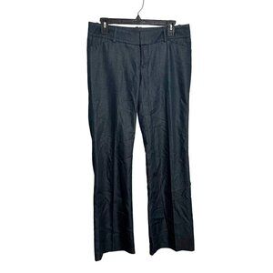 Mossimo Y2K Low Rise Trouser Pants Wide Leg Stretch Navy Blue Size 4